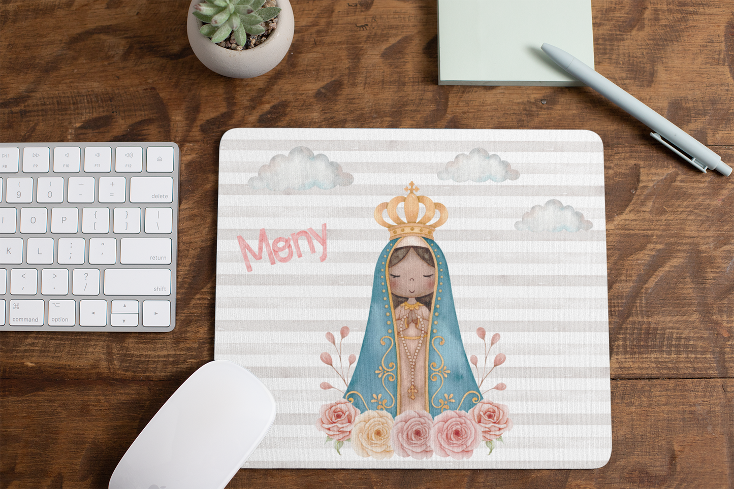 Cute Nossa Senhora Aparecida / Our Lady Aparecida Mouse Pad