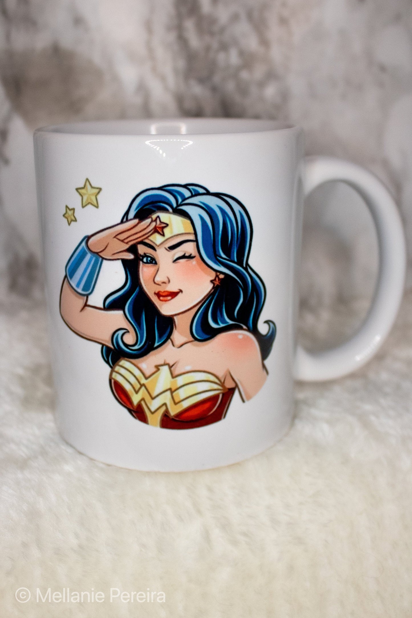 Wonder Woman Mug or Tumbler - Perfect gift for wife, daughter, friend, teacher, neighbor, grandma, sister or any strong lady in your life