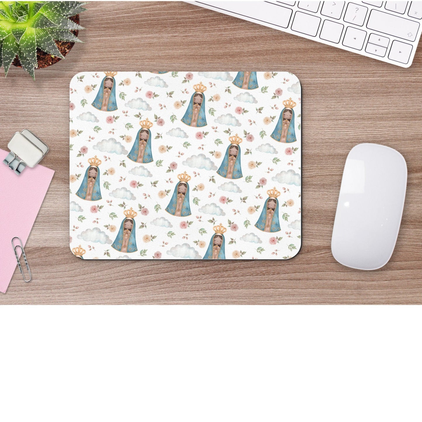 Cute Nossa Senhora Aparecida / Our Lady Aparecida Mouse Pad
