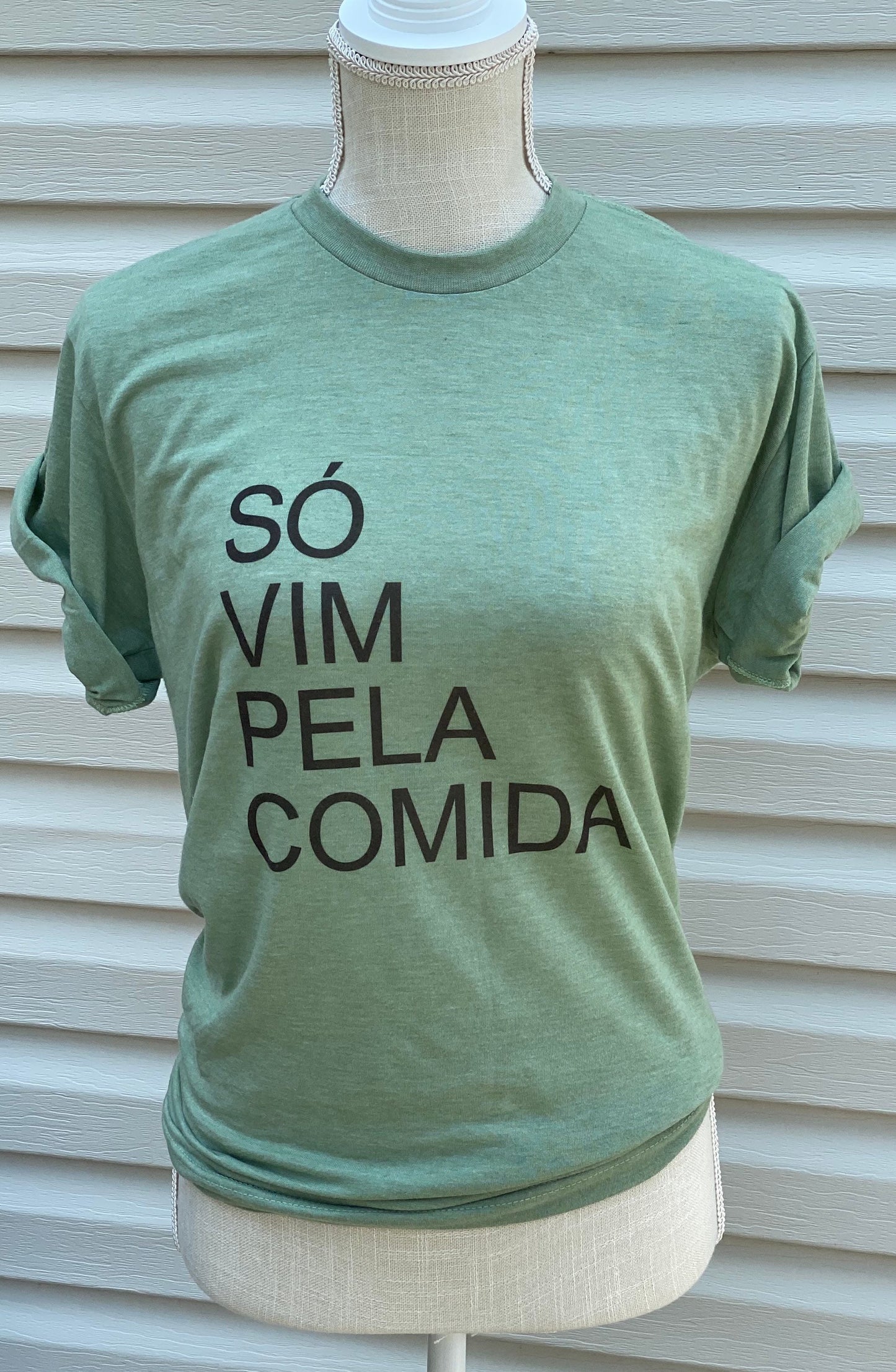 Brazilian T-shirt “ Só vim pela comida” or " PQP" shirts man or woman