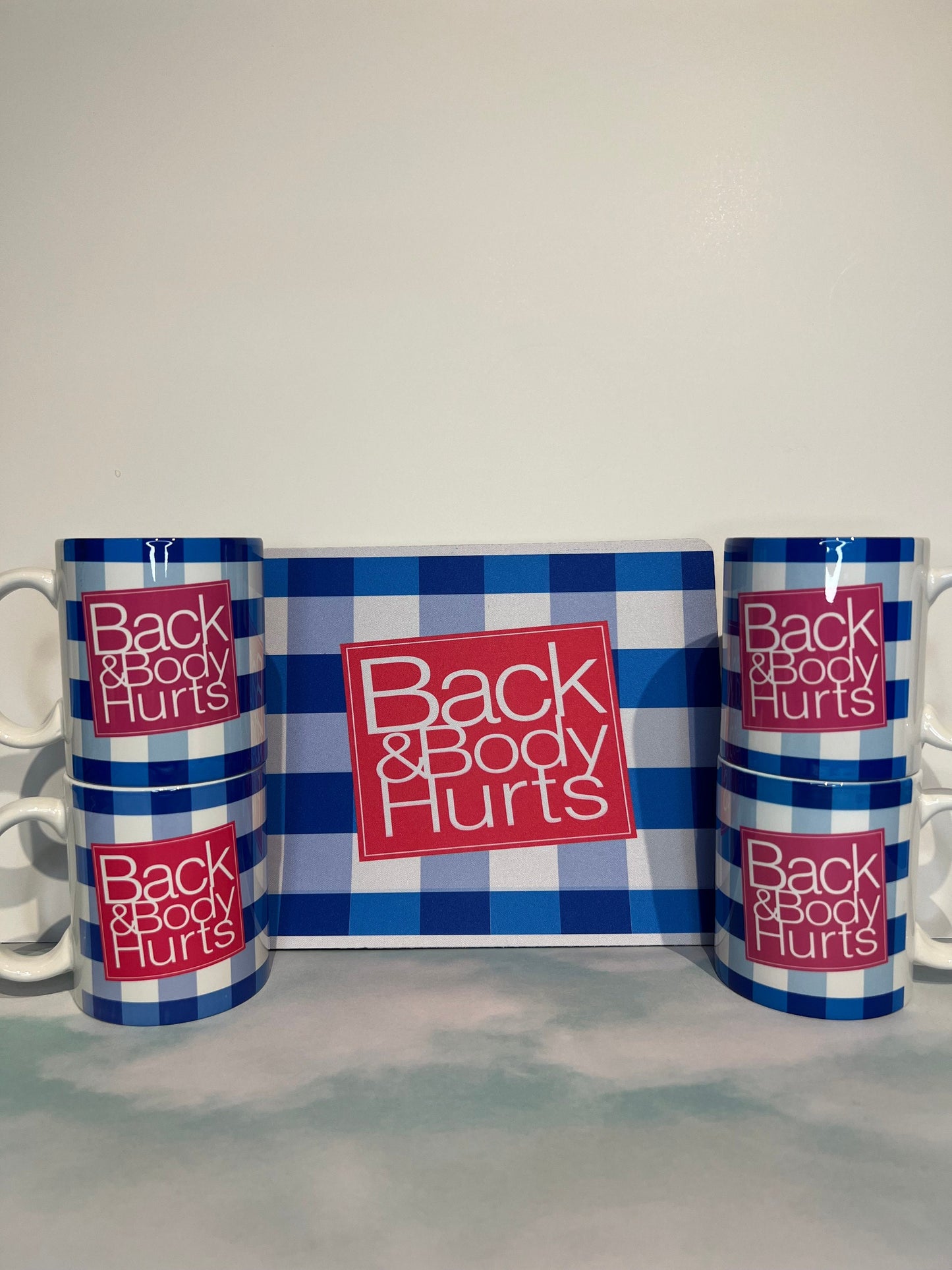 Back and Body Mouse Pad and Coaster