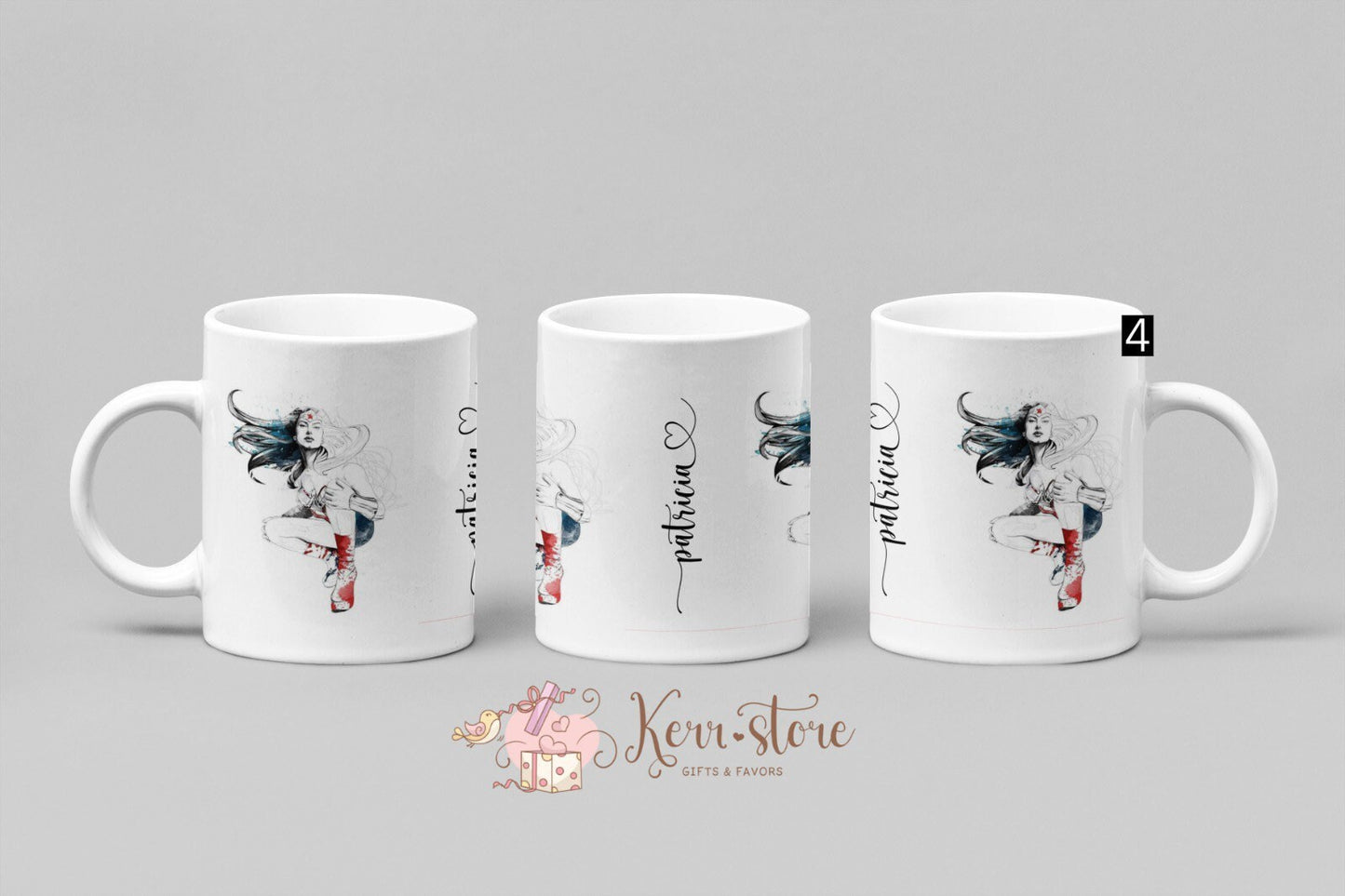 Wonder Woman Mug or Tumbler - Perfect gift for wife, daughter, friend, teacher, neighbor, grandma, sister or any strong lady in your life