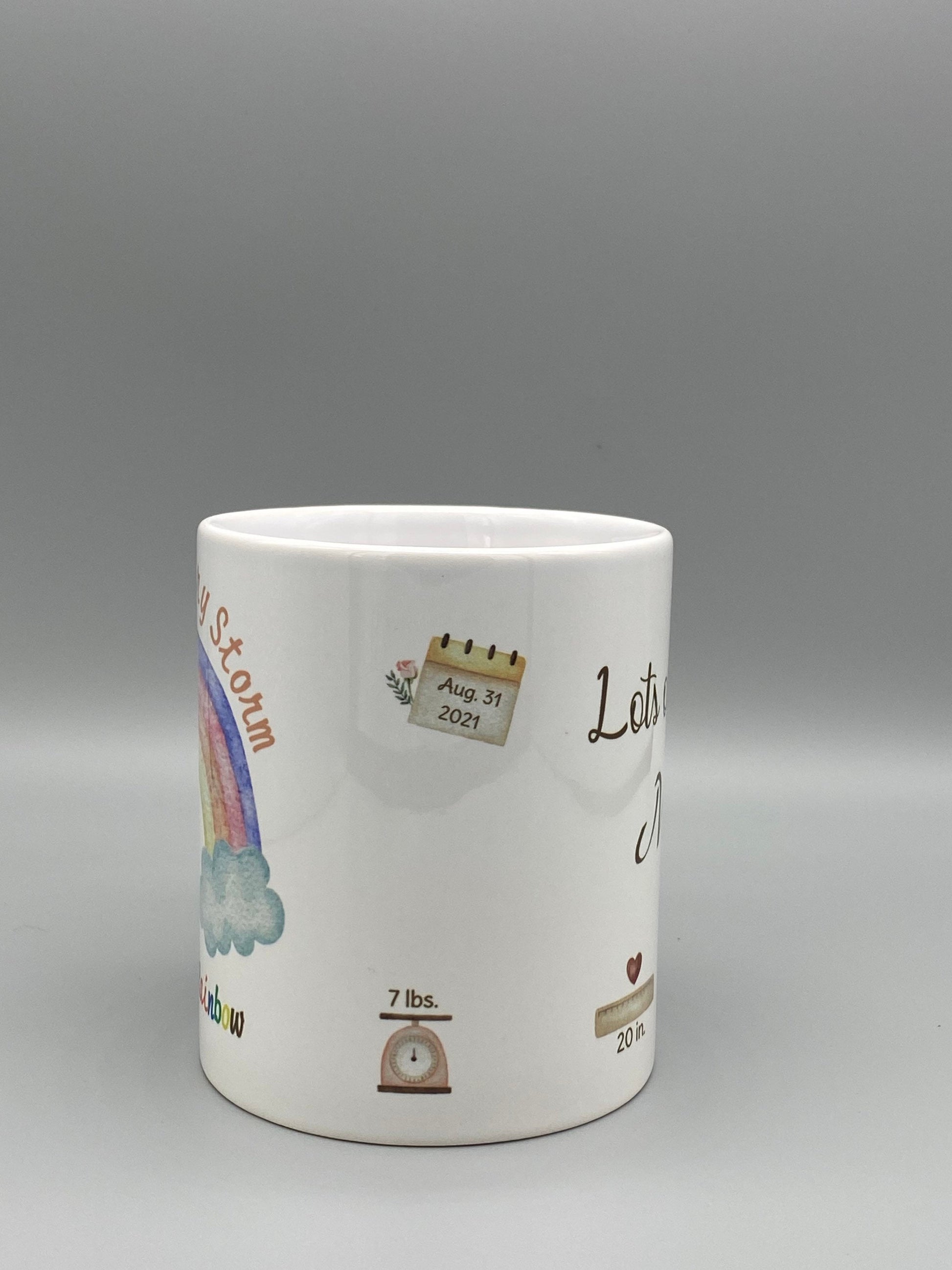 Rainbow Baby / Newborn Baby Mug