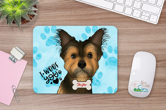 Caricature Custom Mouse Pad - Perfect gift for Valentines Day, Mother's Day or any special occasion. Your Pet can be a caricature too.