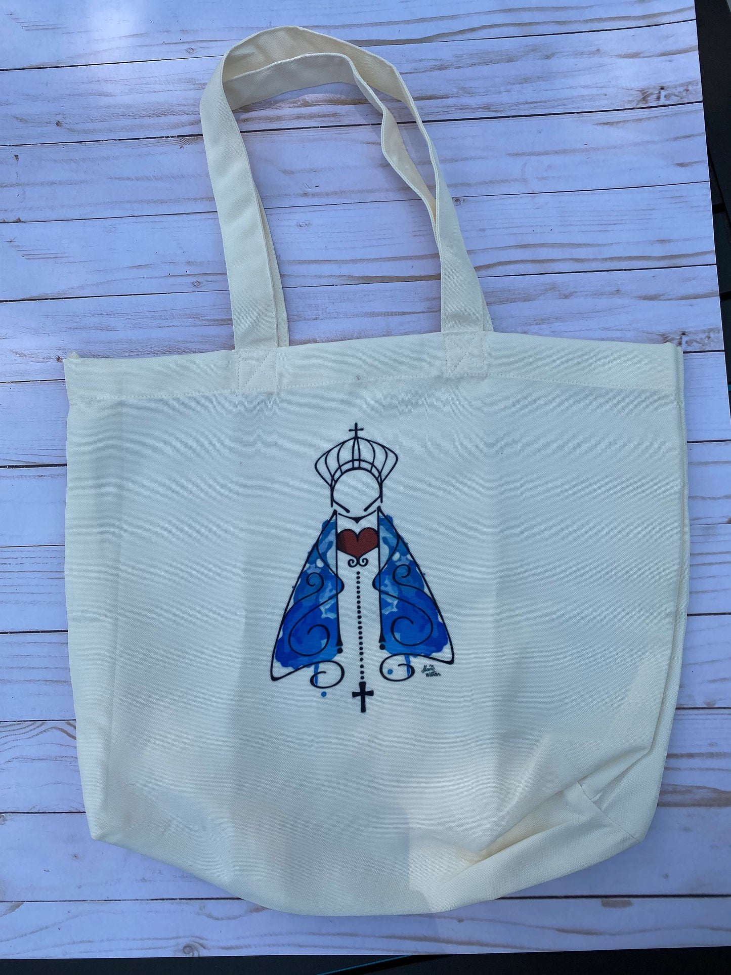 Faith Tote Bag Nossa Senhora Aparecida gift for her mother, friend, sister