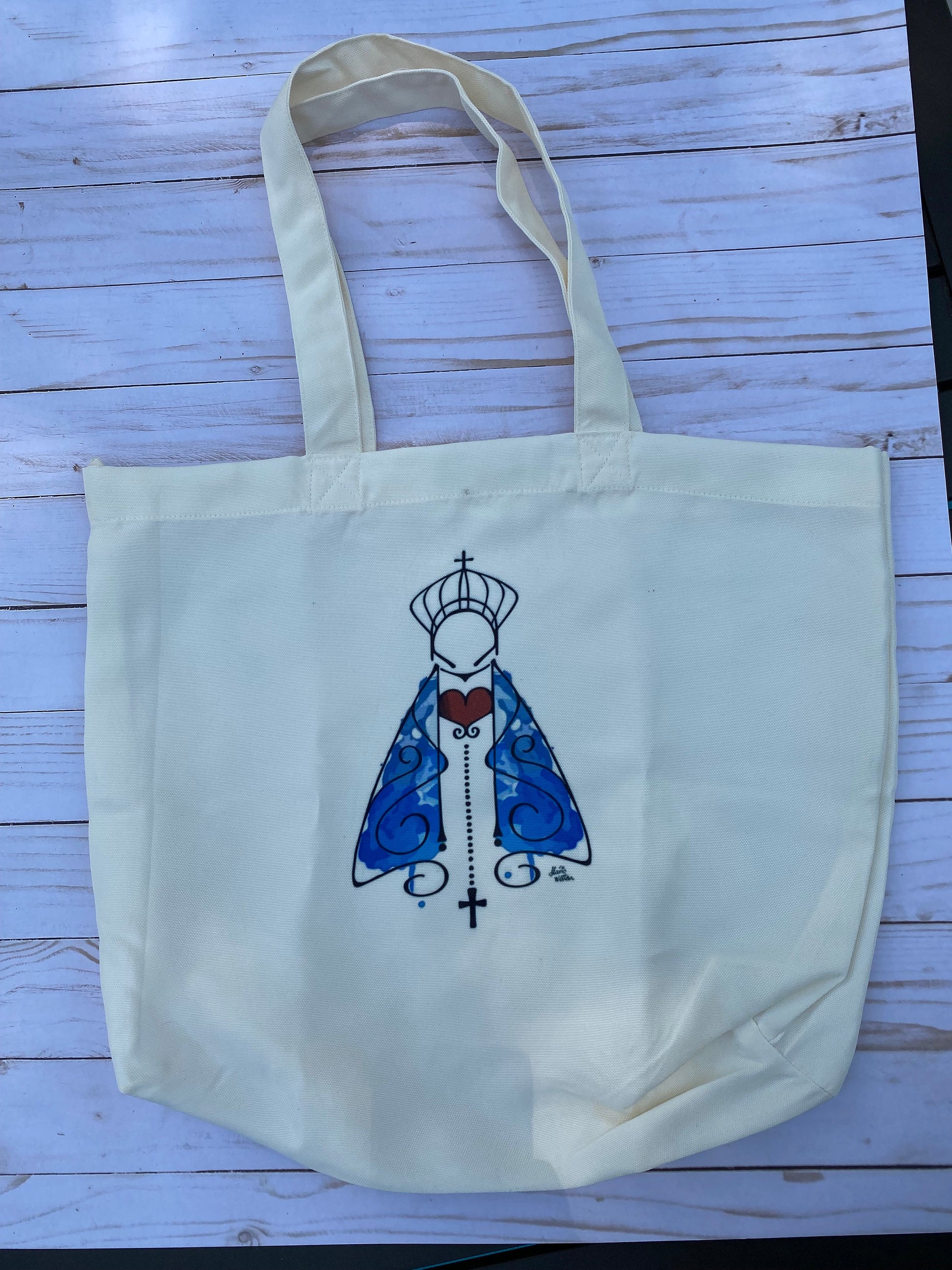 Faith Tote Bag Nossa Senhora Aparecida gift for her mother, friend, sister