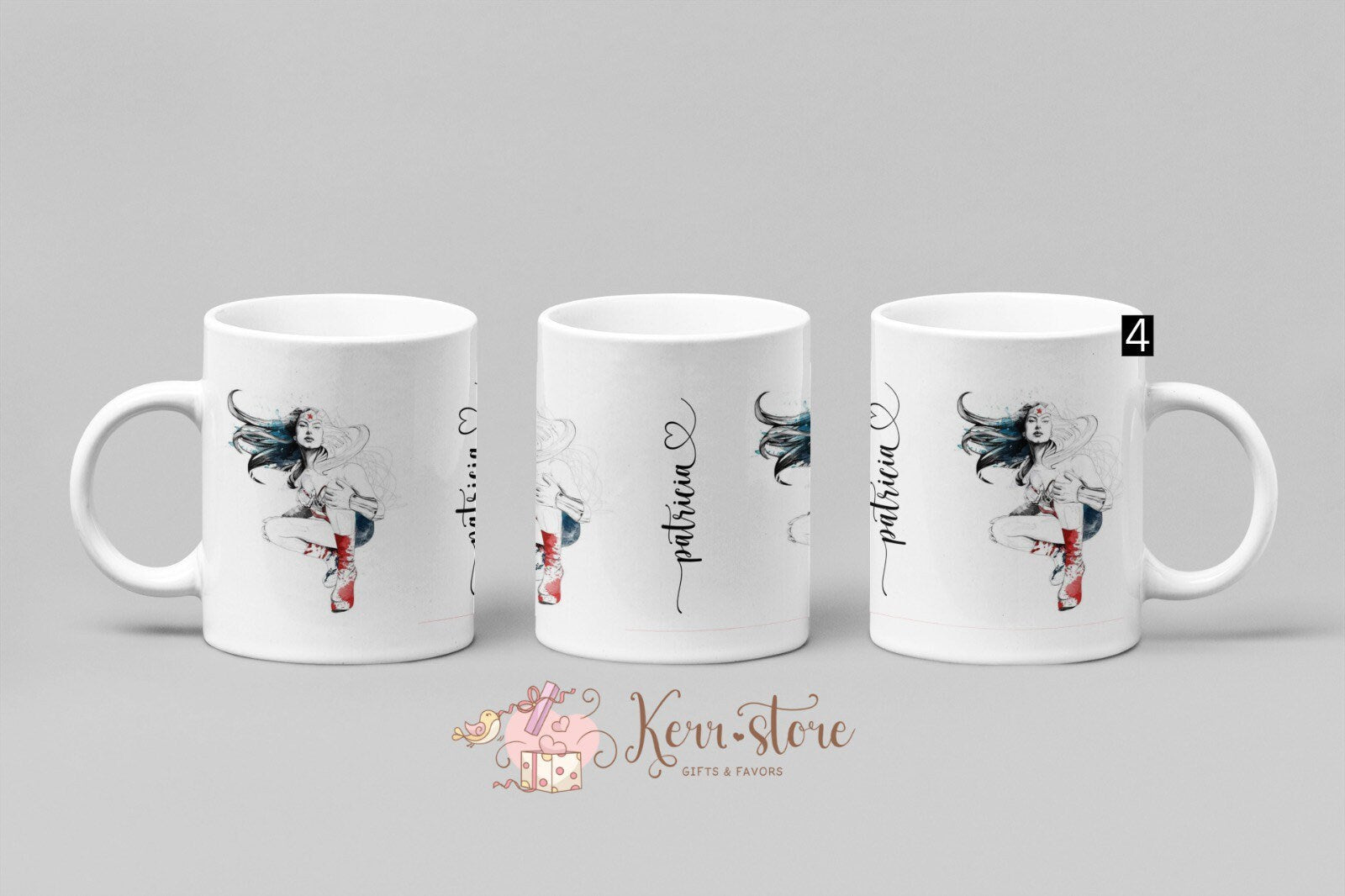 Wonder Woman Mug or Tumbler - Perfect gift for wife, daughter, friend, teacher, neighbor, grandma, sister or any strong lady in your life