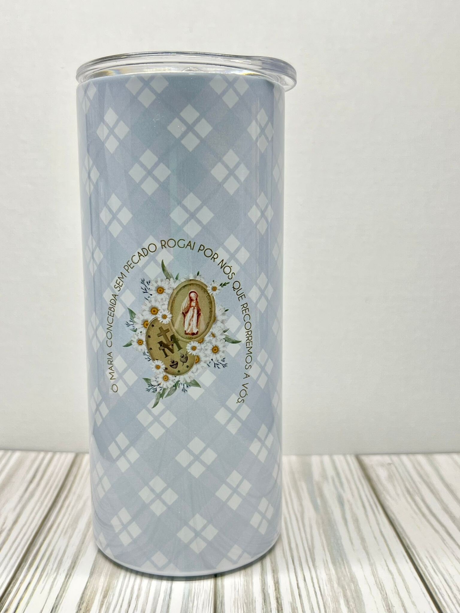 Tumbler Nossa Senhora das Gracas - Our Lady of Grace Mother's Day, a perfect gift for a  catholic devout