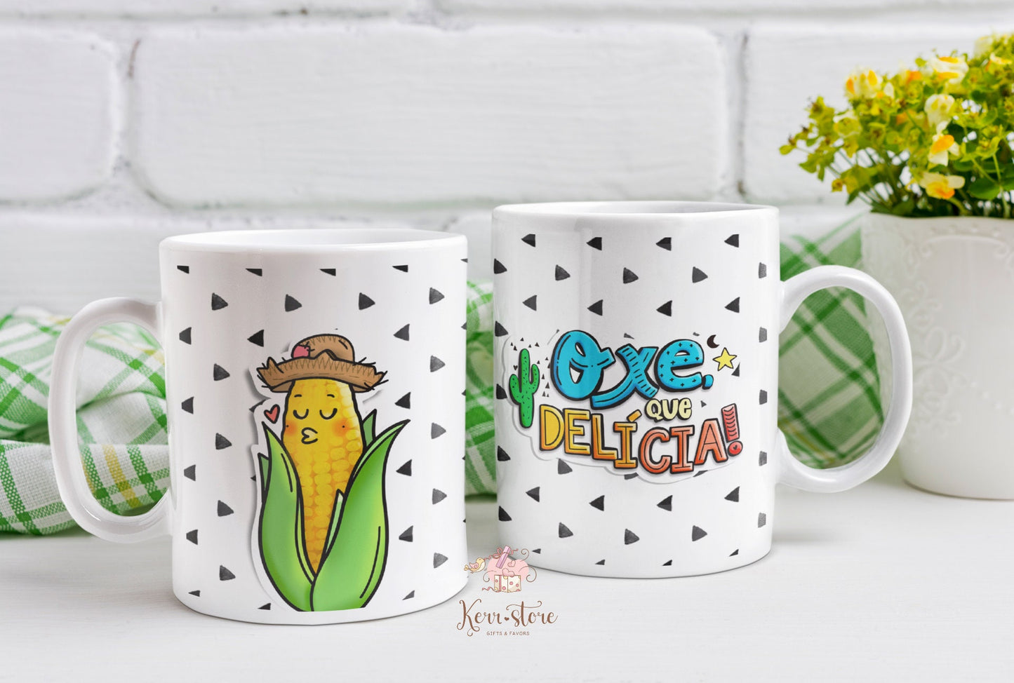 Festa Junina Brazilian Feast mug Arraia Sao Joao, Santo Antonio canecas